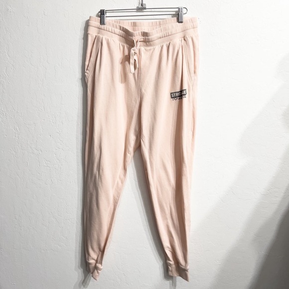 Peloton Pants - Peloton Stronger Together French Terry Jogger Sweatpants Medium Pink